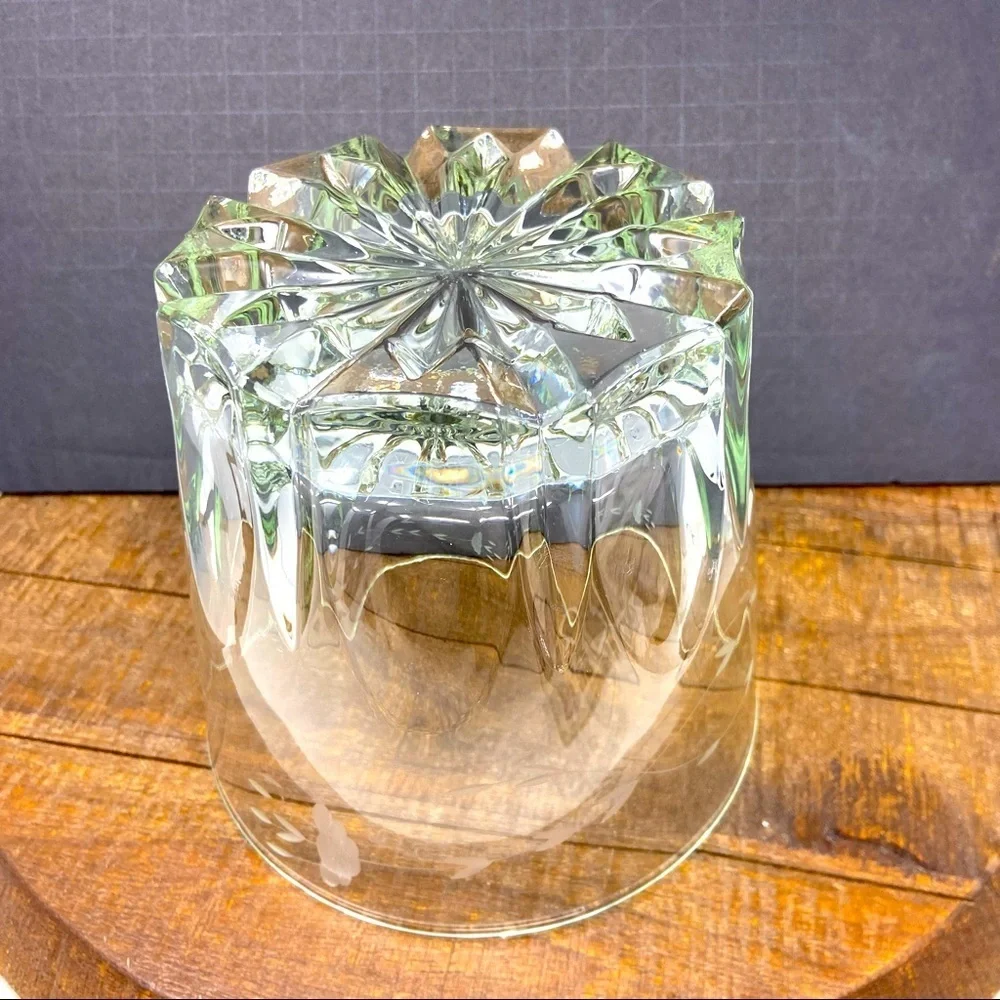Princess House Heritage Design Ice Bucket Vintage 6”x5.5”